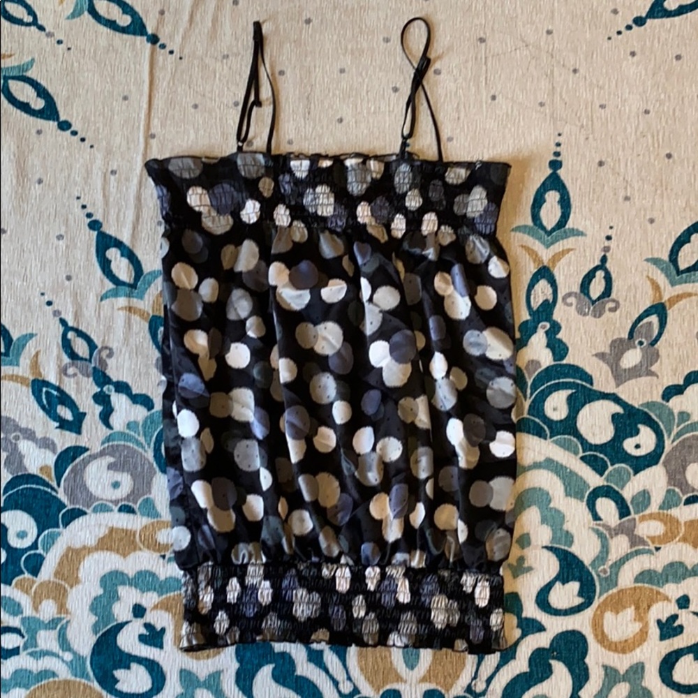 Polka dot blouse